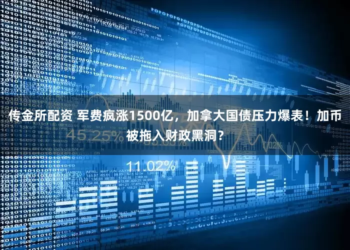 传金所配资 军费疯涨1500亿，加拿大国债压力爆表！加币被拖入财政黑洞？