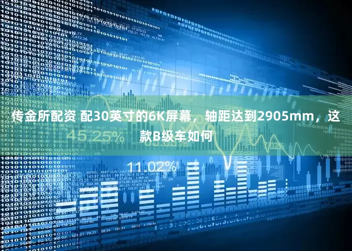 传金所配资 配30英寸的6K屏幕，轴距达到2905mm，这款B级车如何